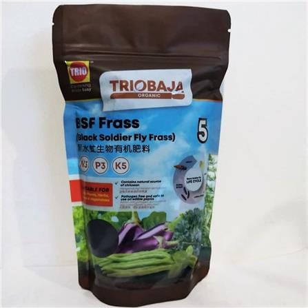 TRIOBAJA BSF FRASS 5 (BLACK SOLDIER FLY FRASS) 400G