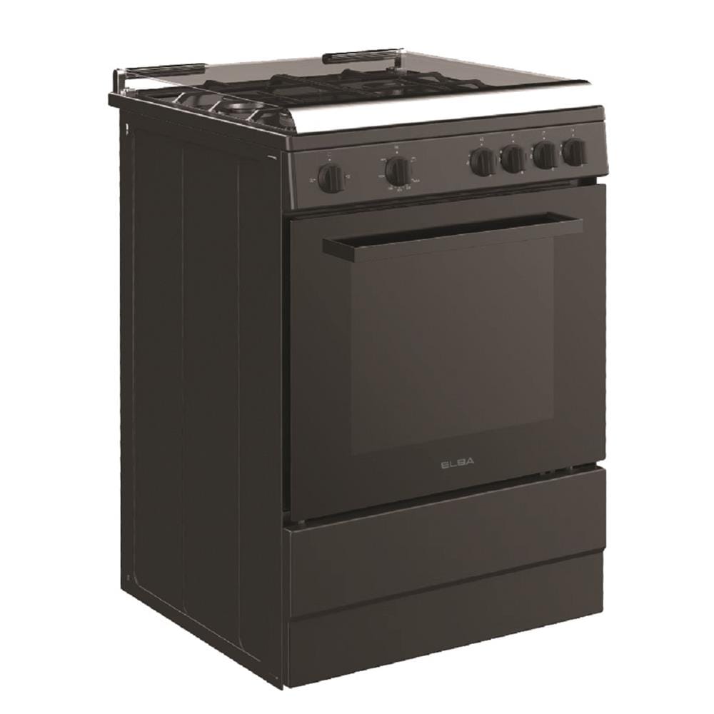 ELBA FREESTANDING GAS COOKER EGC-N6704G(BK) BLACK 3BURNER 70LITER