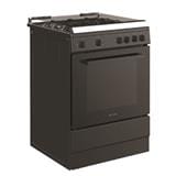 ELBA FREESTANDING GAS COOKER EGC-N6704G(BK) BLACK 3BURNER 70LITER