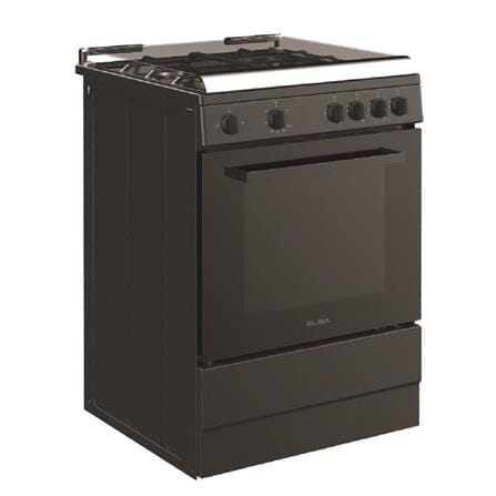 ELBA FREESTANDING GAS COOKER EGC-N6704G(BK) BLACK 3BURNER 70LITER