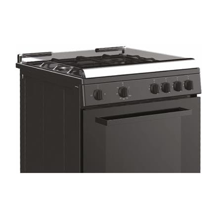 ELBA FREESTANDING GAS COOKER EGC-N6704G(BK) BLACK 3BURNER 70LITER