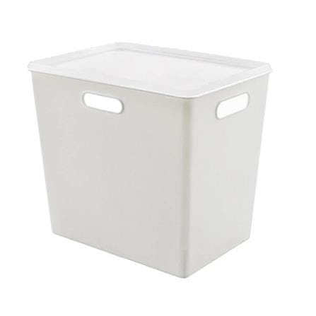 SMALL PLASTIC STORAGE STACKO 19.1x26.4x23.5CM BT25-2 WHITE