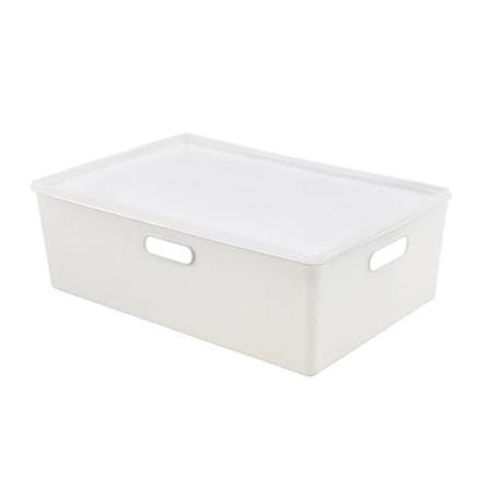 SMALL PLASTIC STORAGE STACKO 26.3X38.6X12CM BT30-2 WHITE