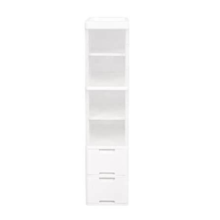 DRAWER 4 TIER PURE 27x40x121.5CM WHITE