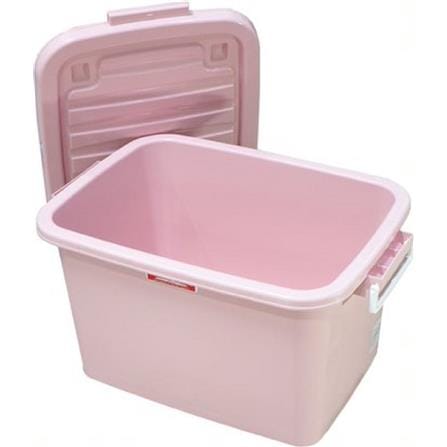 STORAGE BOX 60L ME LIVING 42x62x34 PINK PASTEL