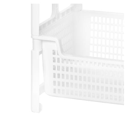 3TIER SHELVES STACKO PURE 40.7x32.7x72.5CM WHITE
