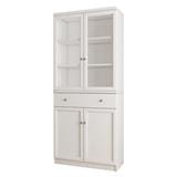DISPLAY CABINET WITH GLASS DOORS FURDINI HELENA 90CM WHITE [EXCLUSIVE FROM HOMEPRO THAILAND]