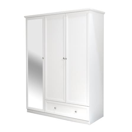 WARDROBE WITH 3 DOORS FURDINI HELENA 150CM WHITE