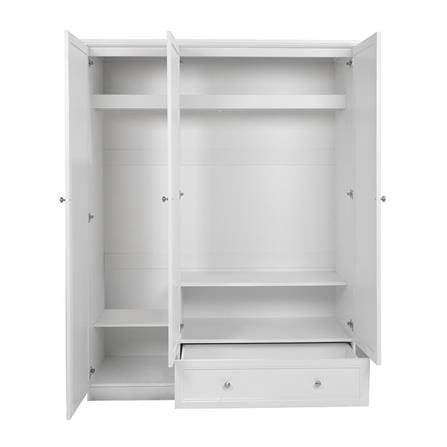 WARDROBE WITH 3 DOORS FURDINI HELENA 150CM WHITE
