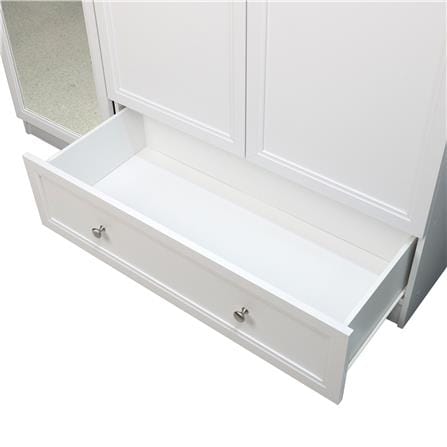 WARDROBE WITH 3 DOORS FURDINI HELENA 150CM WHITE