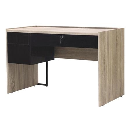 DESK BURO DK-120N SOLID OAK/BLACK [EXCLUSIVE FROM HOMEPRO THAILAND]
