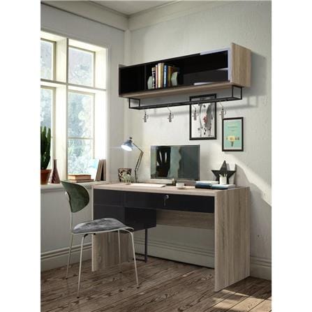 DESK BURO DK-120N SOLID OAK/BLACK [EXCLUSIVE FROM HOMEPRO THAILAND]