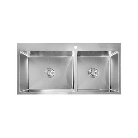 BUILT-IN SINK 2B AXIA TRITON 5240 SILVER [EXCLUSIVE FROM HOMEPRO THAILAND]