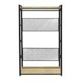 OPEN WARDROBE WITH 1 CLOTHES RAIL FURDINI PLANK 120CM BROWN/BLACK [EXCLUSIVE FROM HOMEPRO THAILAND]