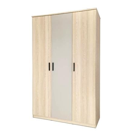 WARDROBE WITH 3 DOORS FURDINI THRU WD1254 120CM OTTAWA/SANDSTONE [EXCLUSIVE FROM HOMEPRO THAILAND]
