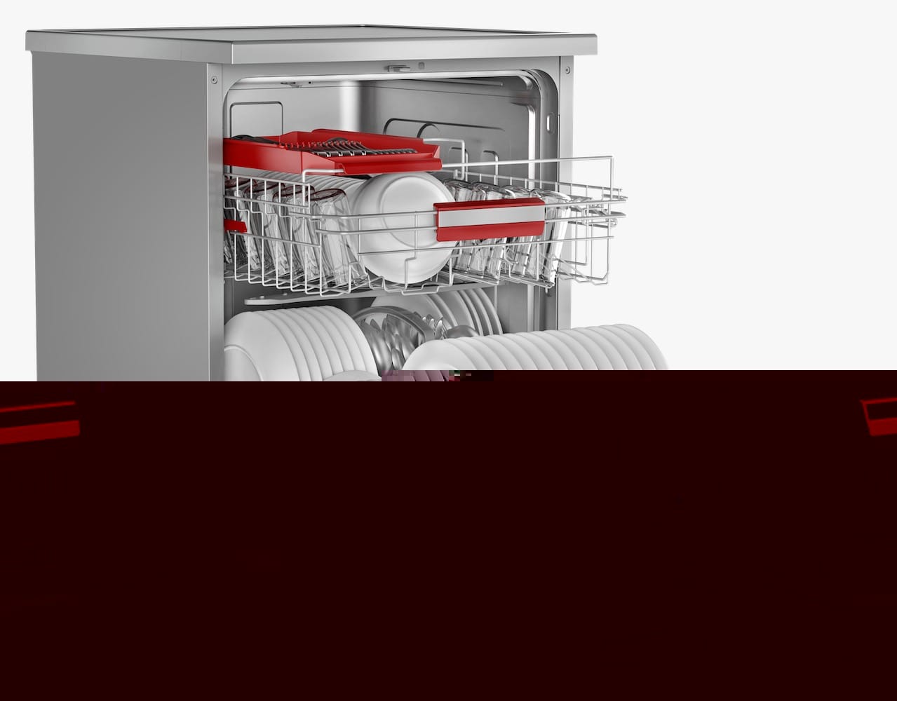 TOSHIBA FLOOR STANDING DISHWASHER DW-14F1(S)-MY 60CM 14 PLACE SETTINGS