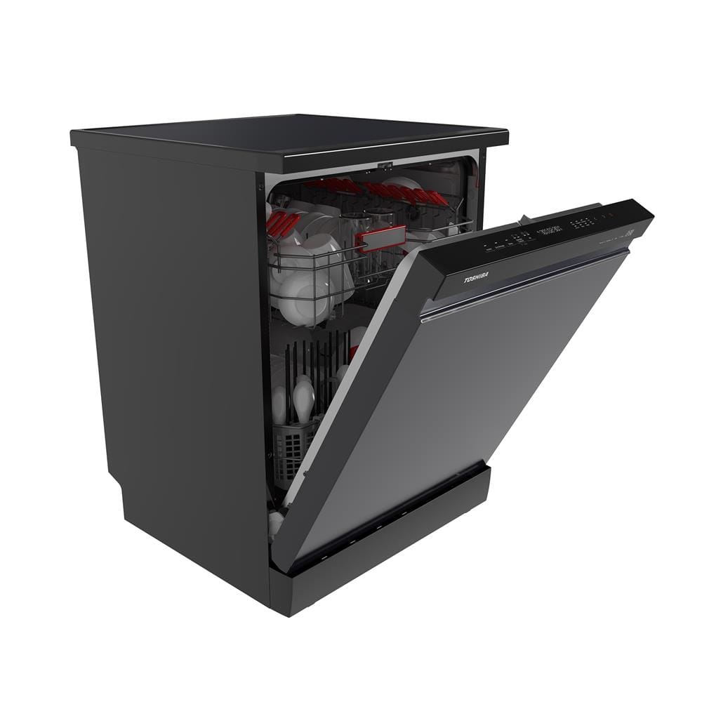 TOSHIBA FREE STANDING DISHWASHER DW-15F6(G)-MY 60CM 15 PLACE SETTINGS