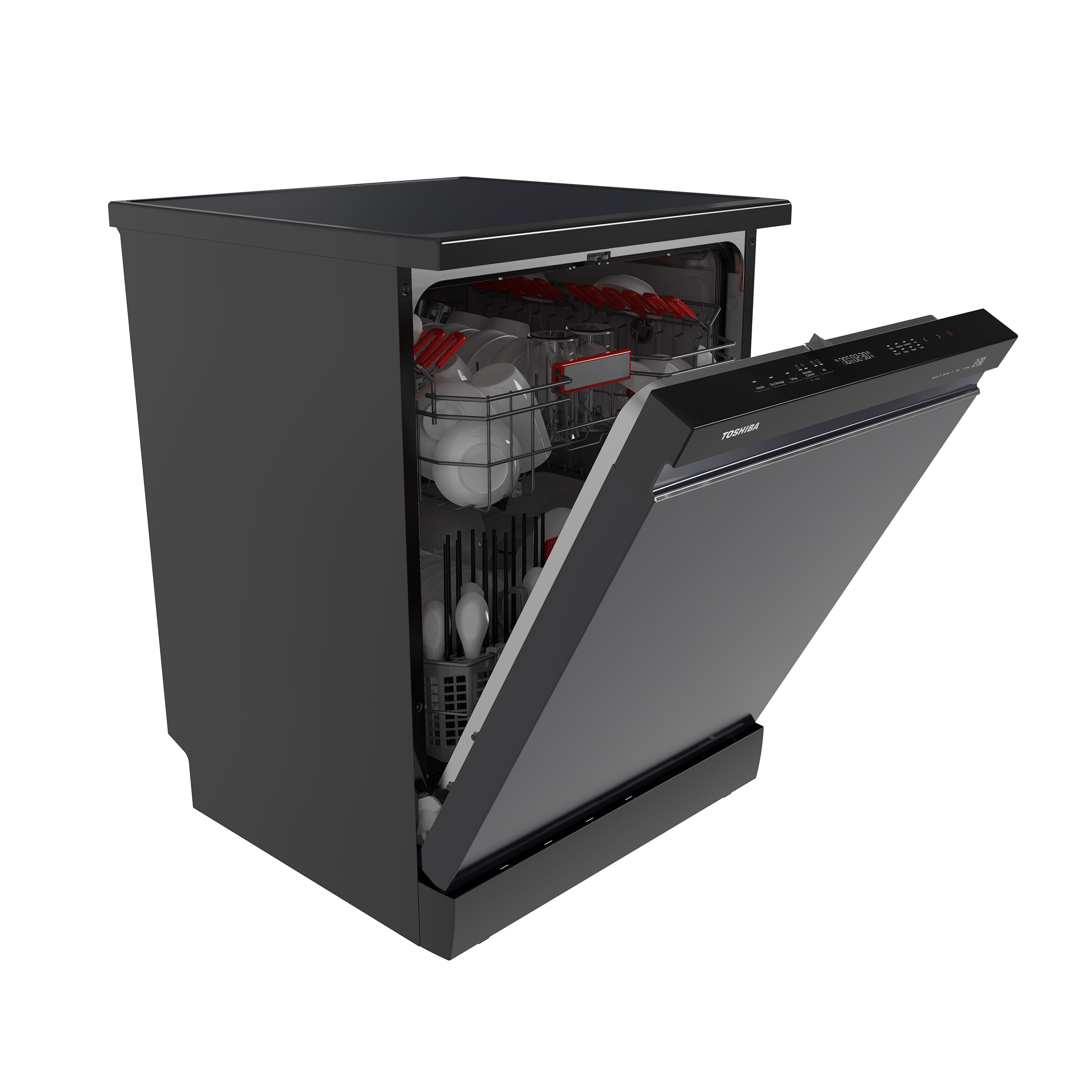 TOSHIBA FREE STANDING DISHWASHER DW-15F6(G)-MY 60CM 15 PLACE SETTINGS