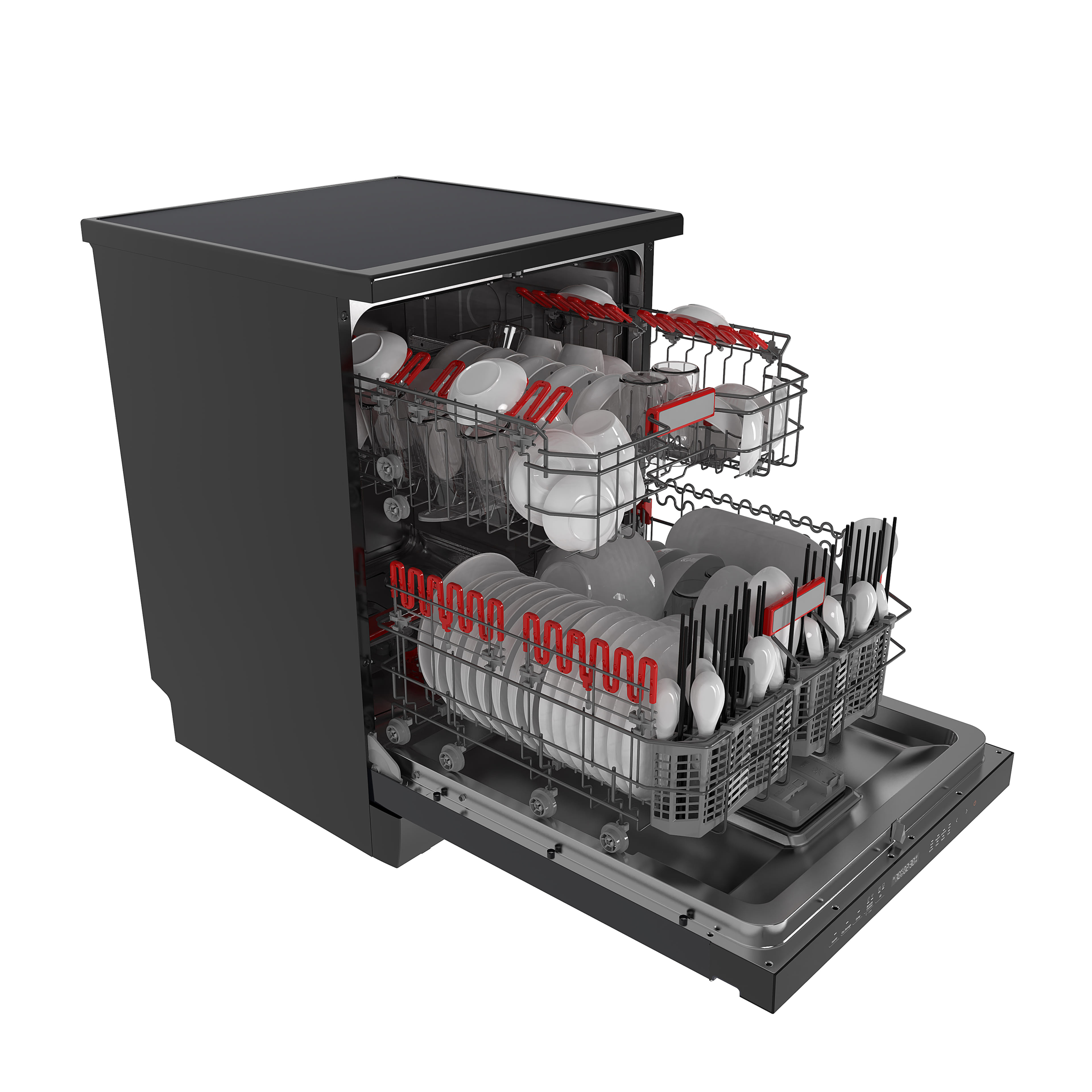 TOSHIBA FREE STANDING DISHWASHER DW-15F6(G)-MY 60CM 15 PLACE SETTINGS
