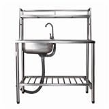 SINK STAND 1B1D PARNO SW10050 STAINLESS STEEL [EXCLUSIVE FROM HOMEPRO THAILAND]