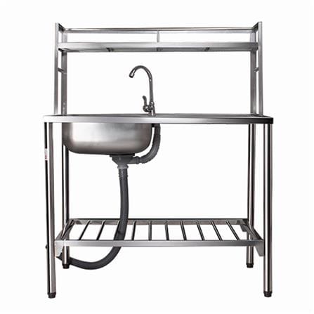 SINK STAND 1B1D PARNO SW10050 STAINLESS STEEL [EXCLUSIVE FROM HOMEPRO THAILAND]