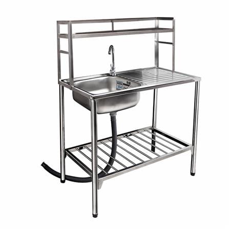 SINK STAND 1B1D PARNO SW10050 STAINLESS STEEL [EXCLUSIVE FROM HOMEPRO THAILAND]