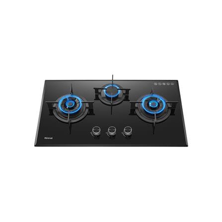 RINNAI FLEXIBLE GAS HOB  RB-773G 3BURNER 4.5KW 80CM