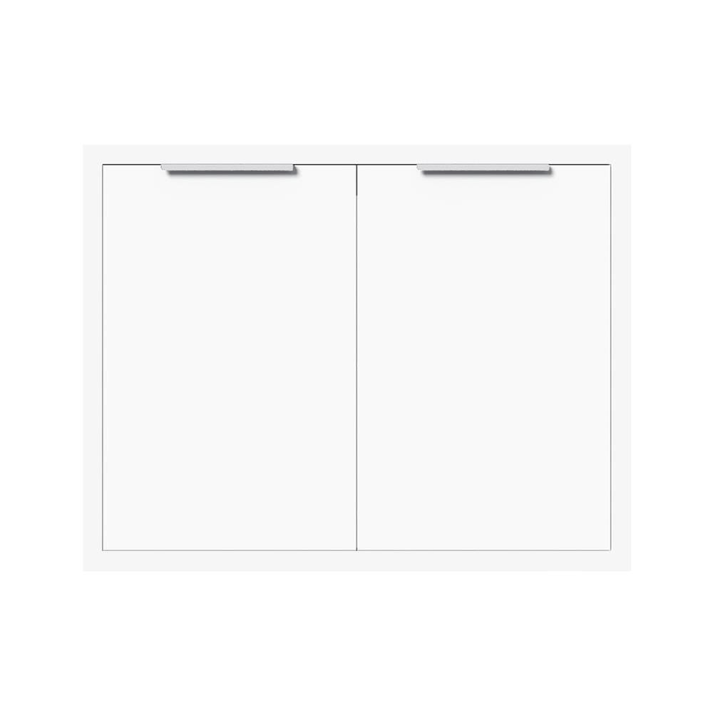 DOUBLE KITCHEN SINK CABINET DOOR CABIN HANS 84X65CM WHITE [EXCLUSIVE FROM HOMEPRO THAILAND]