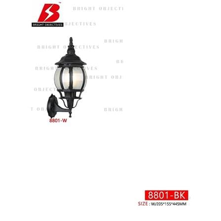 BO WALL OUTDOOR 8801/W 445MM E27 BLACK