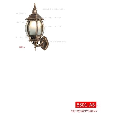 BO WALL OUTDOOR 8801/W 445MM E27 ANTIQUE BRASS