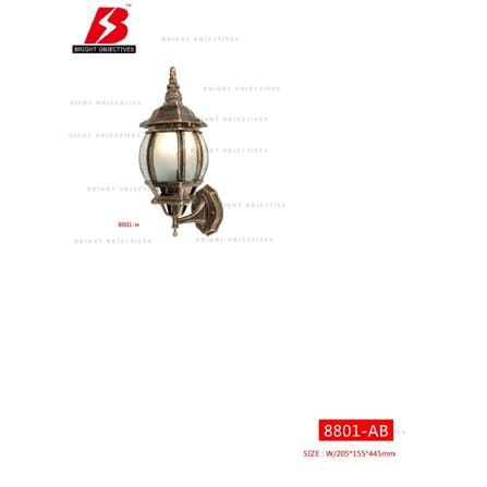 BO WALL OUTDOOR 8801/W 445MM E27 ANTIQUE BRASS