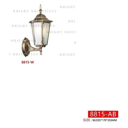 BO WALL OUTDOOR 8815/W 355MM E27 ANTIQUE BRASS