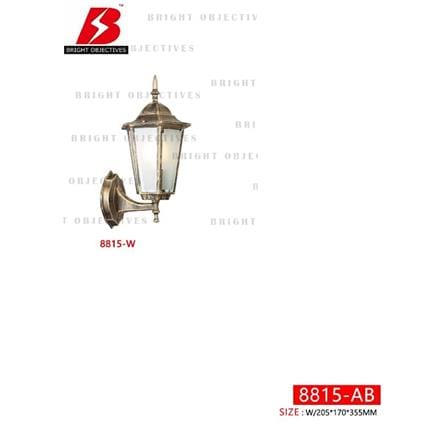BO WALL OUTDOOR 8815/W 355MM E27 ANTIQUE BRASS