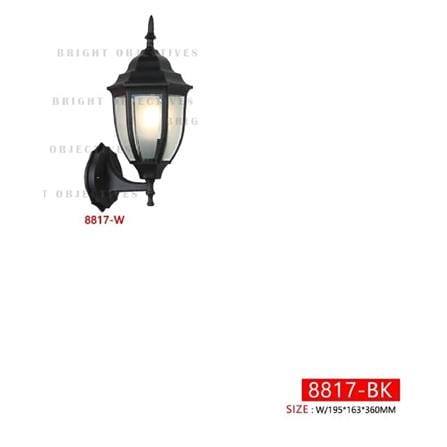 BO WALL OUTDOOR 8817/W 360MM E27 BLACK