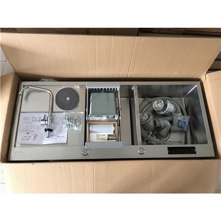 BUILT-IN SINK TECNOPLUS 2130UD 2B1D STAINLESS STEEL [EXCLUSIVE FROM HOMEPRO THAILAND]