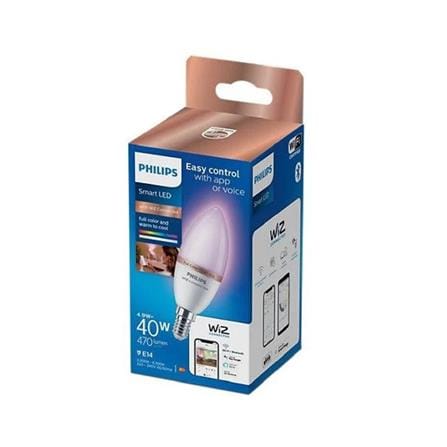 PHILIPS WFB SMART LED CANDLE C37 E14 922-65 RGB 4.9W