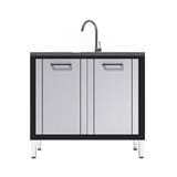 FREESTANDING CABINET CABIN HARVIN 1B1D 90CM GREY [EXCLUSIVE FROM HOMEPRO THAILAND]