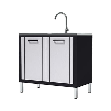FREESTANDING CABINET CABIN HARVIN 1B1D 90CM GREY [EXCLUSIVE FROM HOMEPRO THAILAND]