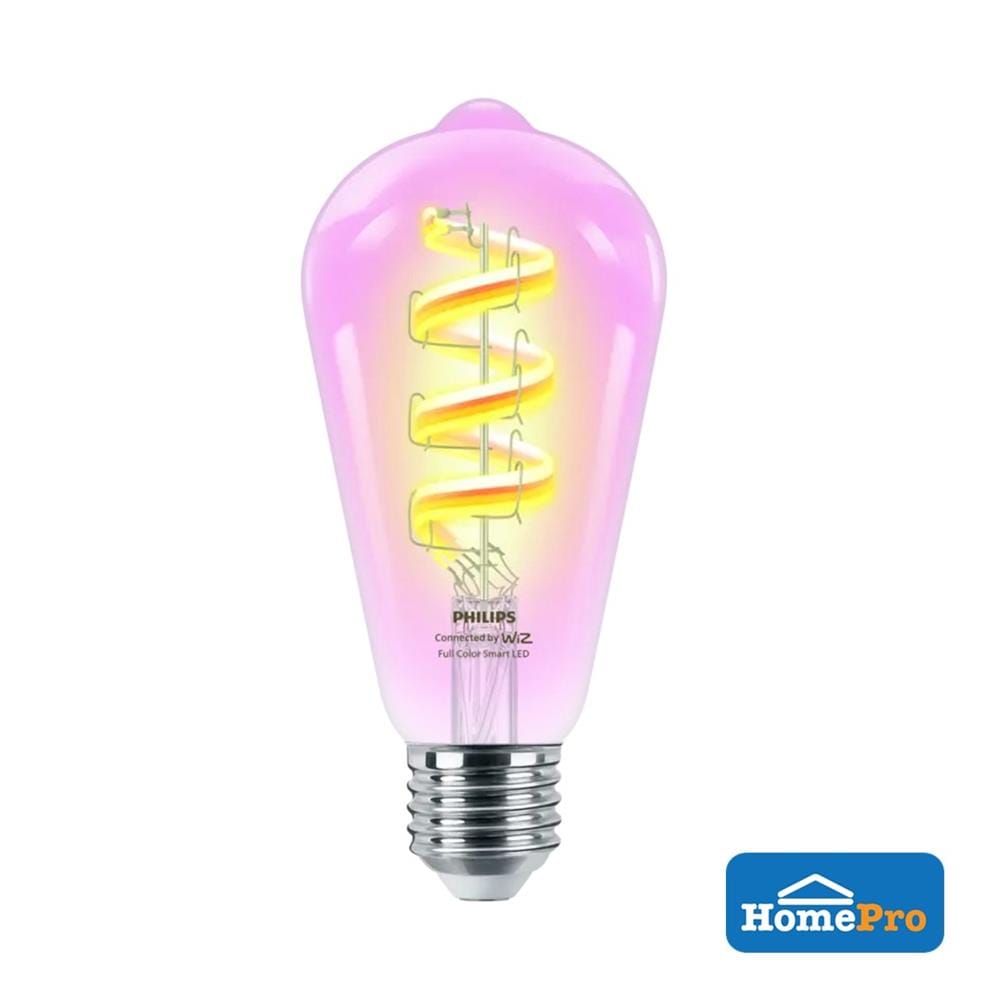 PHI WFB LED FIILAMENT CLEAR ST64 E27 822-65 RGB CL 6.3W