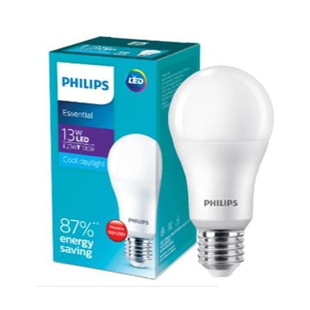 PHILIPS ESSENTIAL LED BULB E27 6500K COOL DAYLIGHT 13W