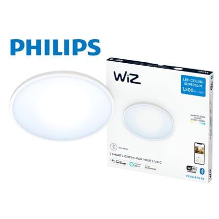 PHILIPS CEILING LAMP LED SUPER SLIM WIZ 14W 2700K-6500K 9"