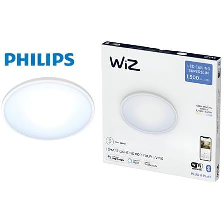 PHILIPS CEILING LAMP LED SUPER SLIM WIZ 16W 2700K-6500K 11"