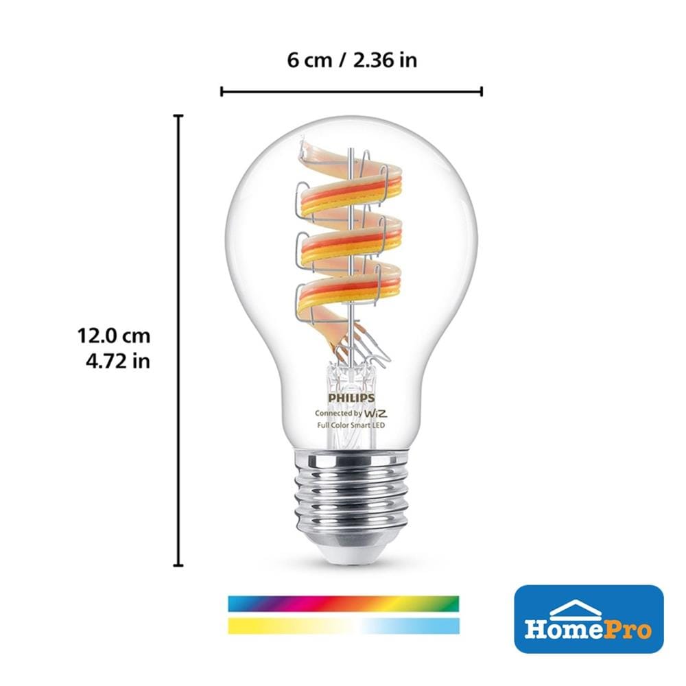 PHILIPS WFB LED FILAMENT CLEAR A60 E27 822-65 RGB CL 6.3W