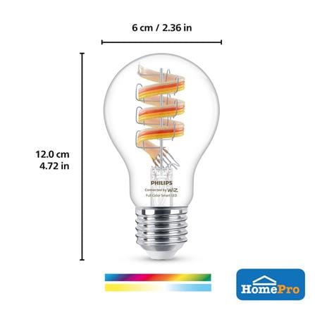 PHILIPS WFB LED FILAMENT CLEAR A60 E27 822-65 RGB CL 6.3W