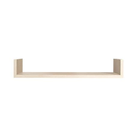 WALL SHELF U SHAPE COZI 80X15X10CM WALNUT