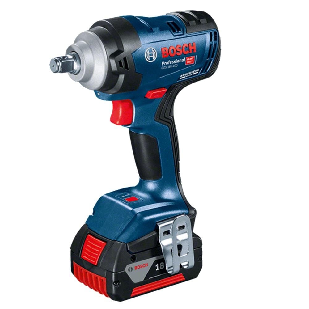BOSCH 18V CORDLESS IMPACT WRENCH (BATTERY INCLUDED)  GDS 18V-400