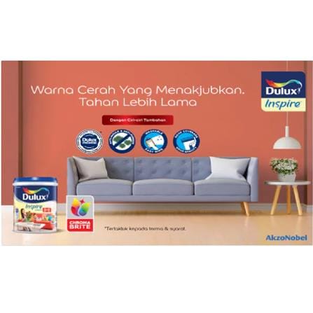 DULUX INSPIRE INTERIOR MATT FINISH 1L BASE D