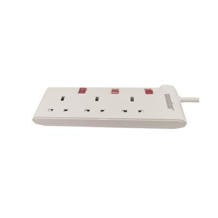 MORRIES EXTENSION SOCKET 3GANG 3.0M WITH NEON WHITE MS3233-3