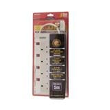 MORRIES EXTENSION SOCKET 4GANG 5.0M WITH NEON WHITE MS3244-5