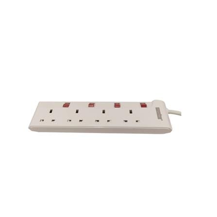 MORRIES EXTENSION SOCKET 4GANG 5.0M WITH NEON WHITE MS3244-5